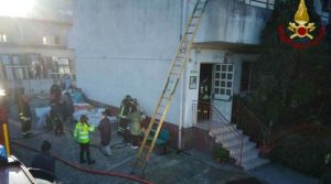 incendio casa di cura reggio calabria