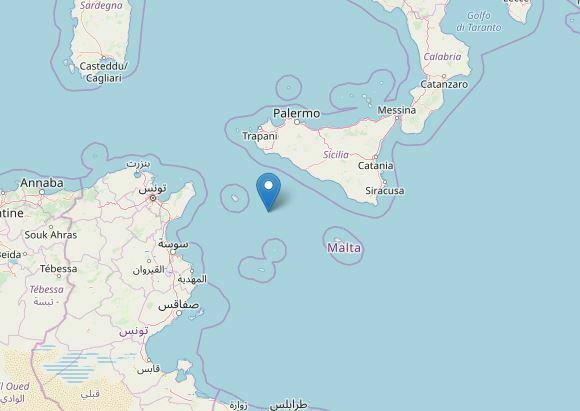 terremoto canale sicilia