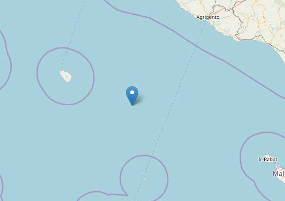 terremoto canale sicilia