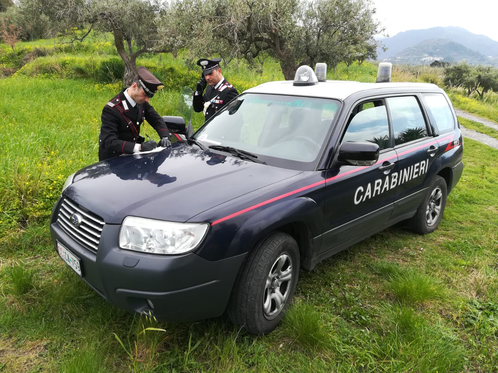 CARABINIERI MESSINA AUTO