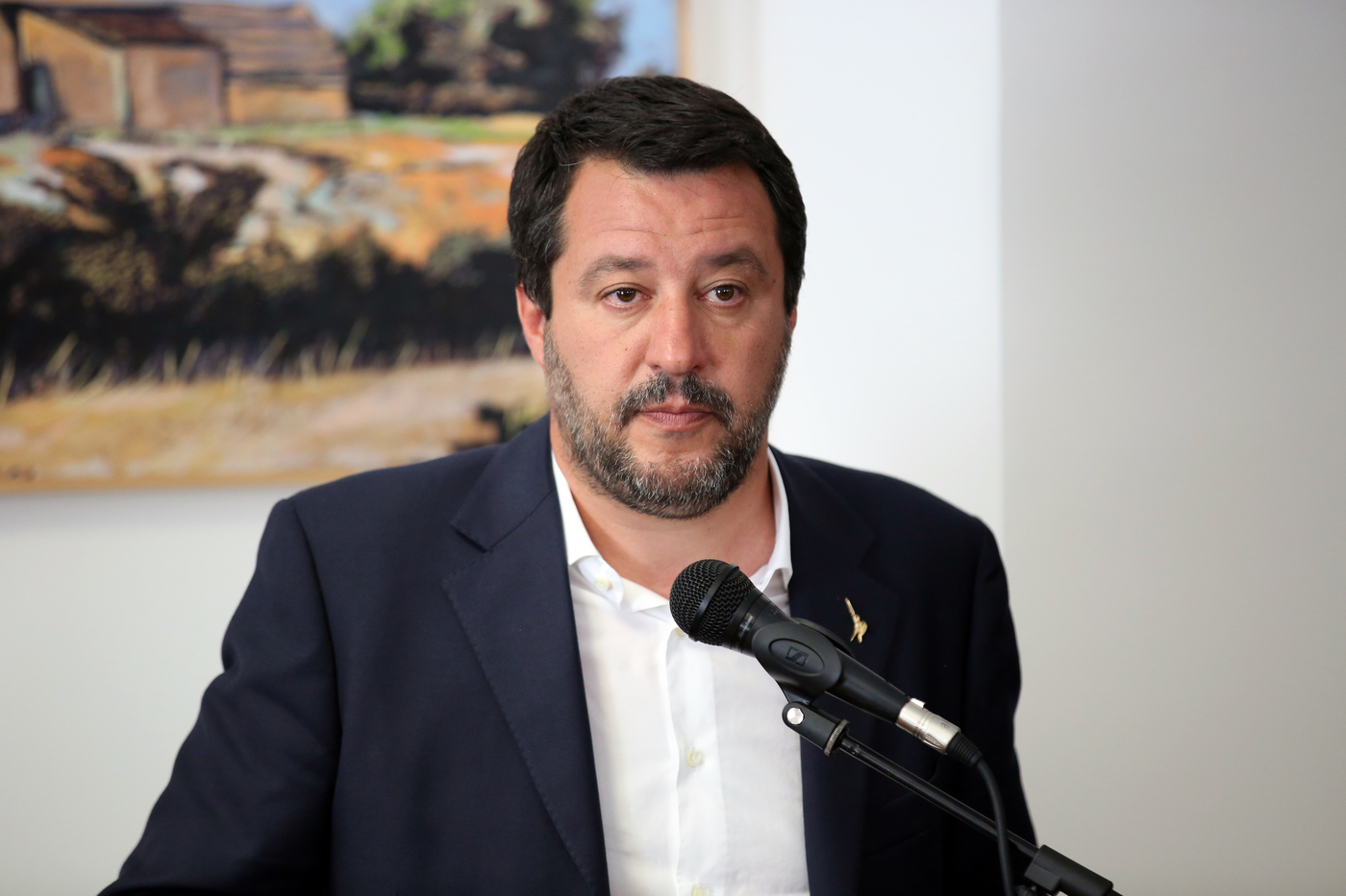 Sicilia, il Ministro Matteo Salvini inaugura il commissariato di Corleone