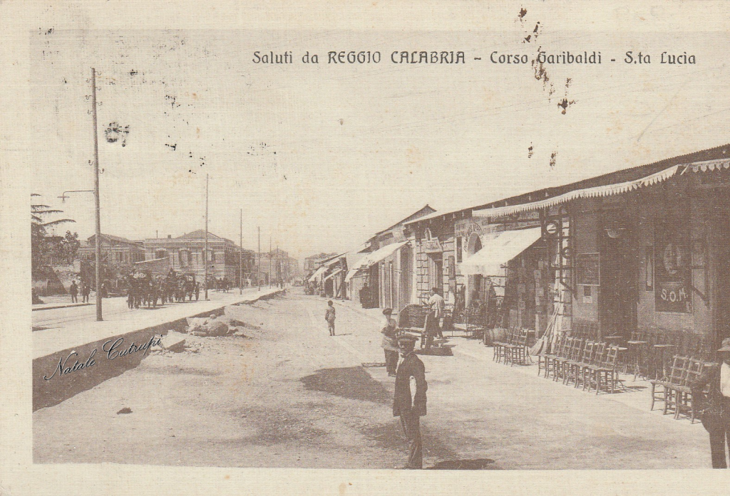 Dopo 1908 Corso Garibaldi Reggio Calabria