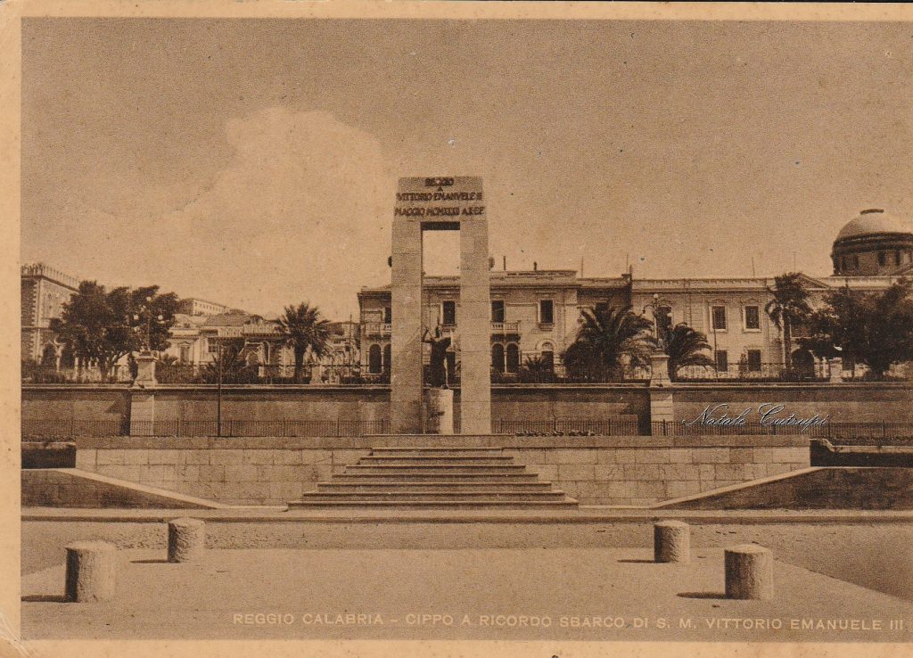 Dopo 1908 Monum. Vitt. Eman.III Reggio Calabria