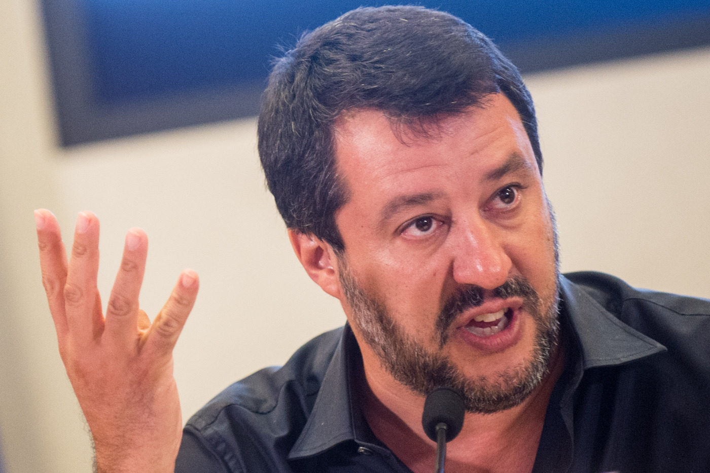 Conferenza stampa Salvini