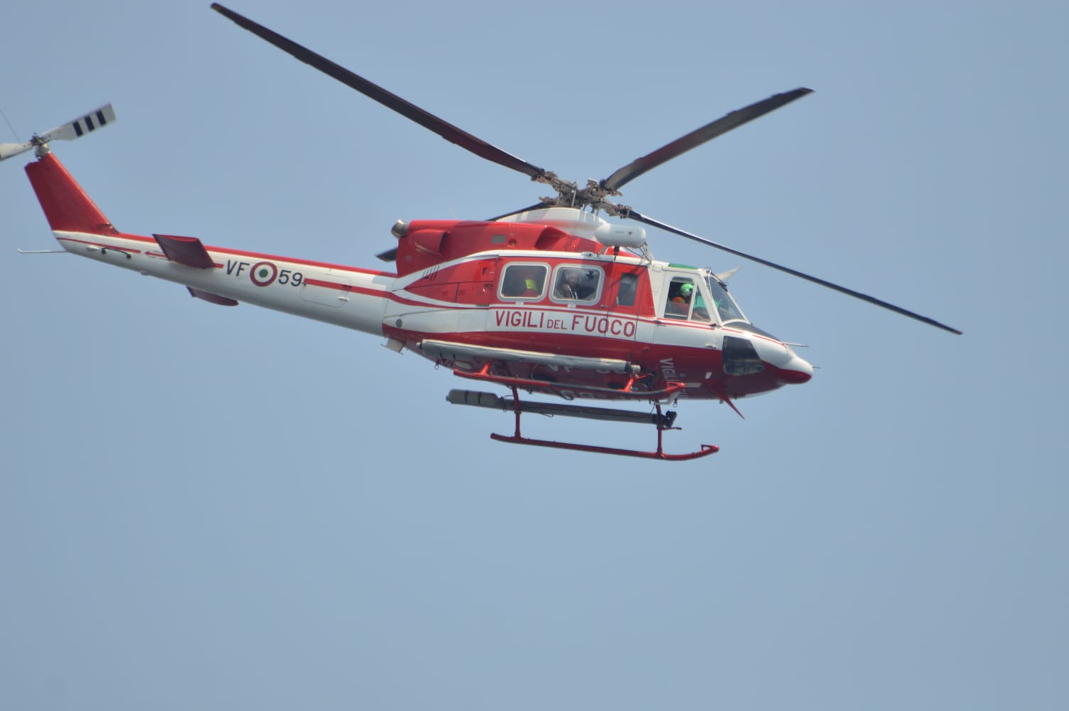 ELICOTTERO VIGILI DEL FUOCO