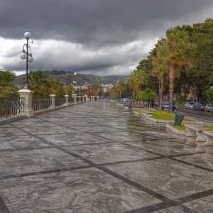 reggio calabria pioggia lungomare