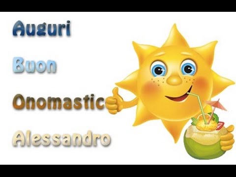 auguri alessandro
