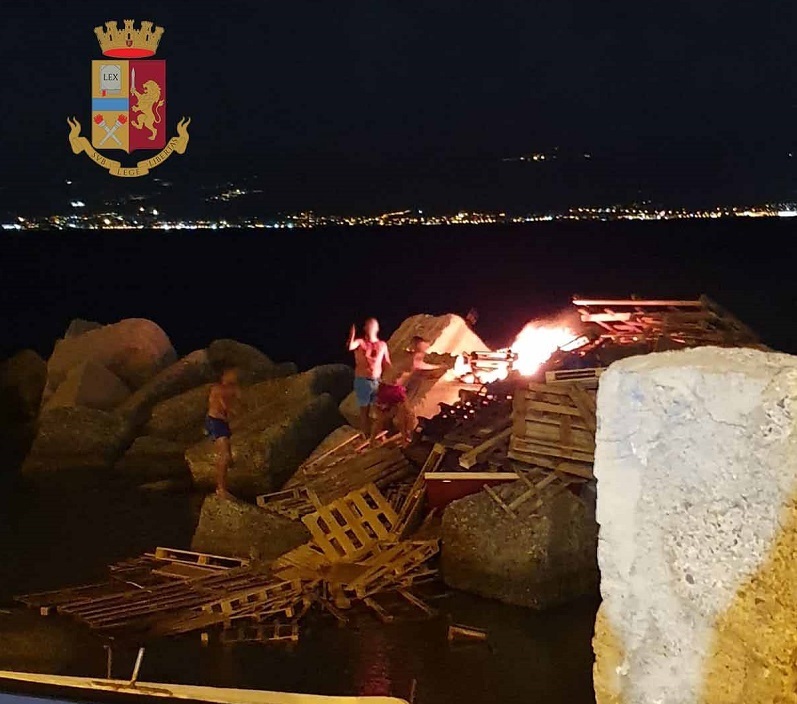 falò ferragosto arresti
