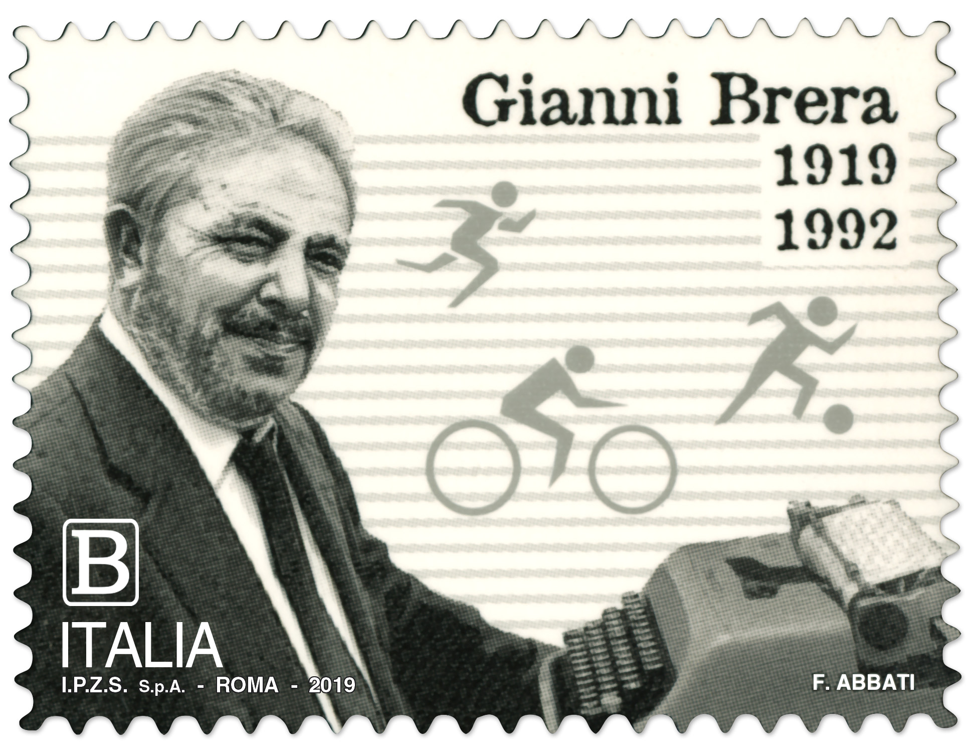 201948 Francobollo GIANNI BRERA