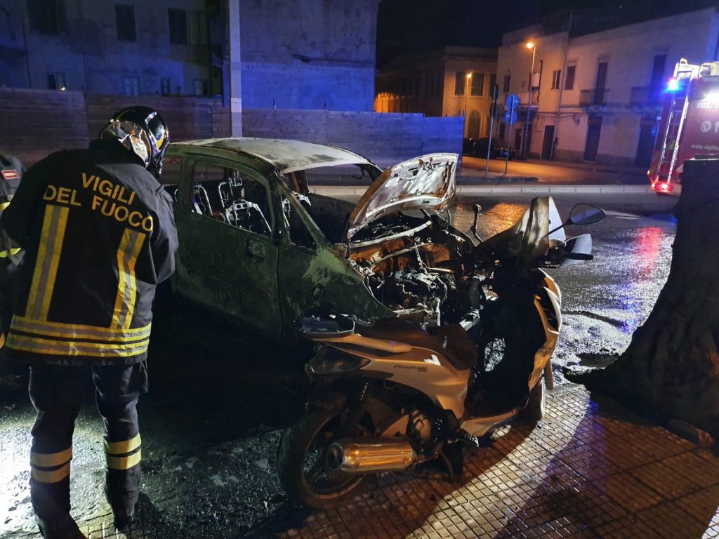 incendio via catania messina