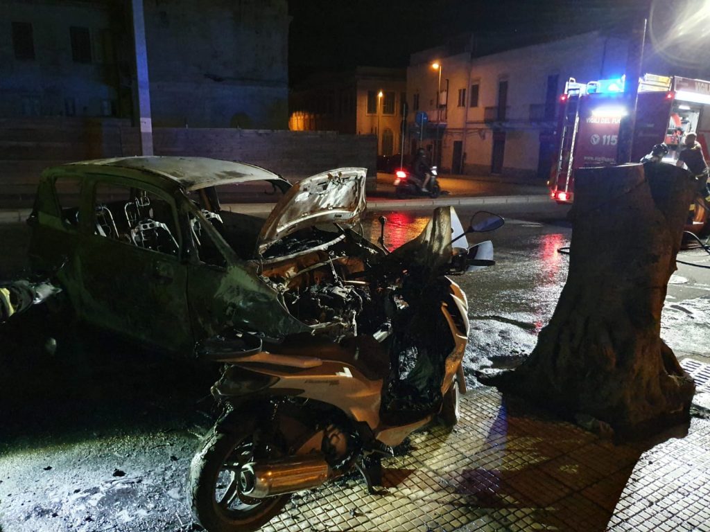 incendio via catania messina