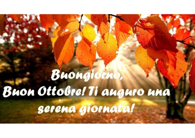 Buon 1 Ottobre