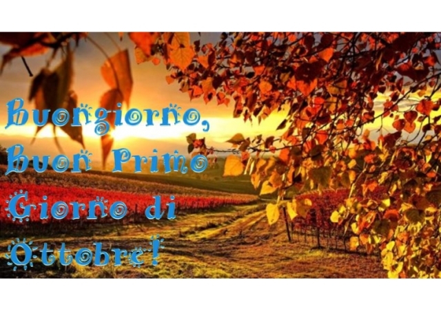 Buon 1 Ottobre