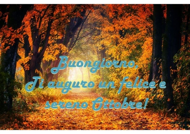 Buon 1 Ottobre