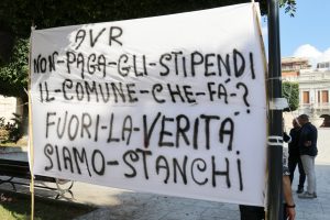 protesta lavoratori Avr