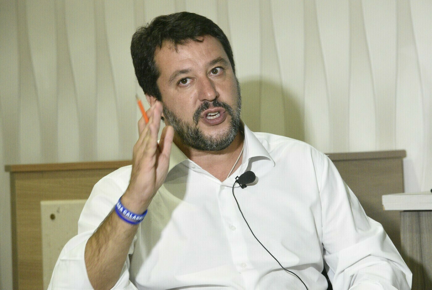 Matteo Salvini in visita a Cosenza