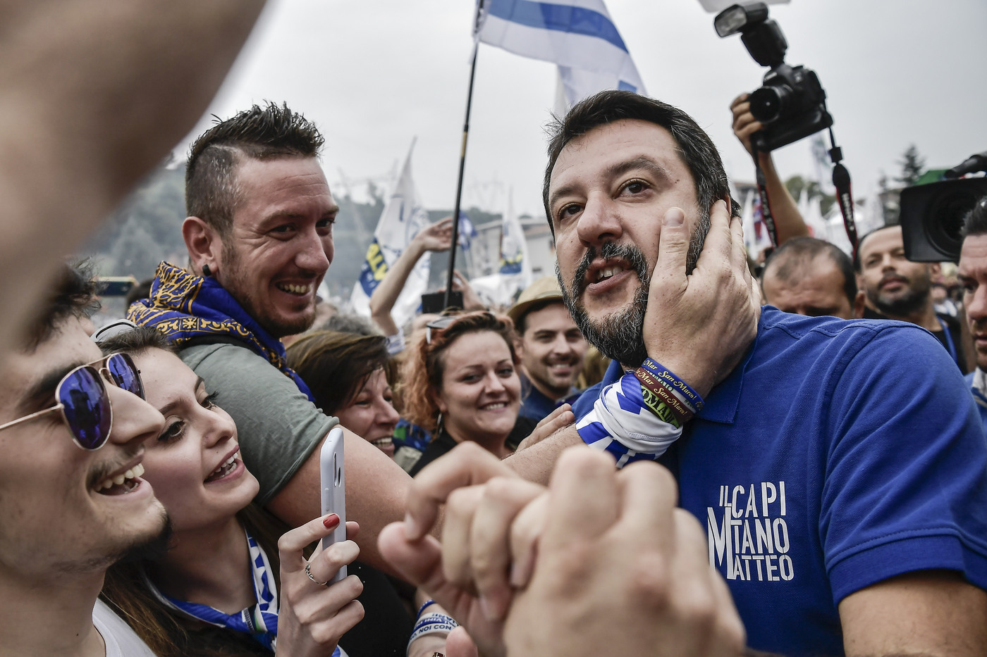 Raduno della Lega a Pontida: Salvini chiude la tradizionale kermesse leghista