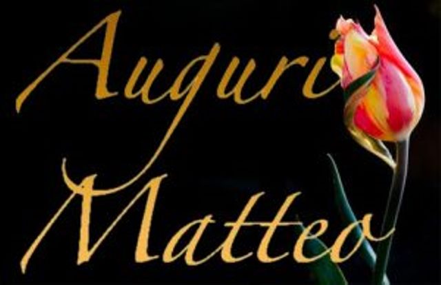 Auguri Matteo