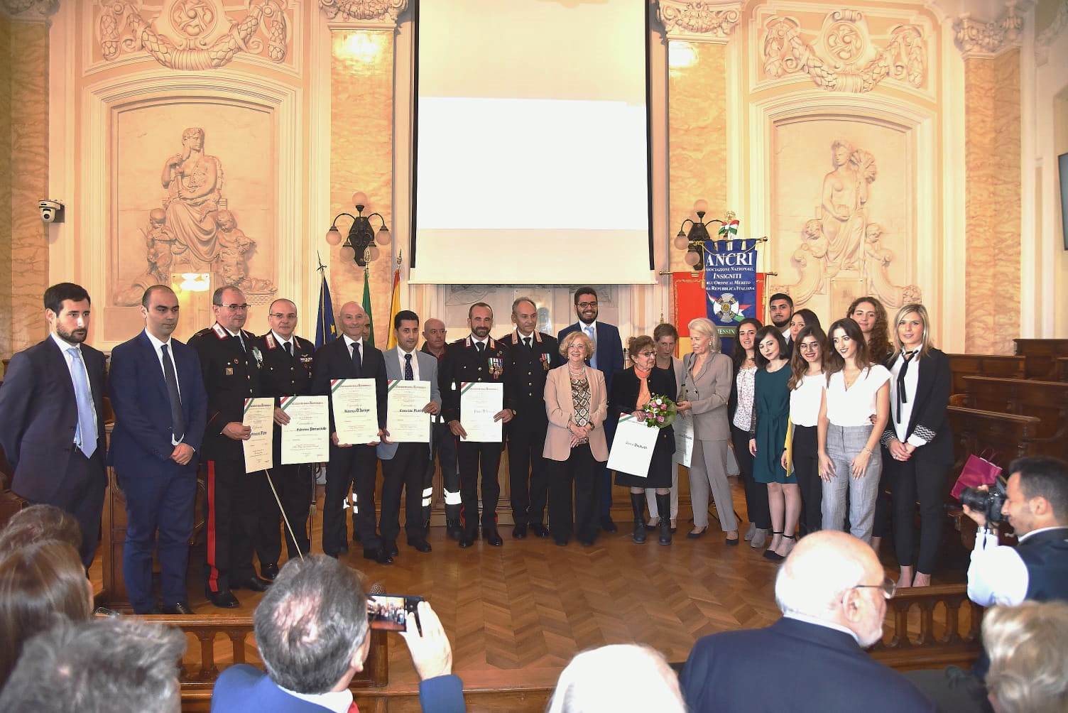 MESSINA cerimonia consegna delle onorificenze