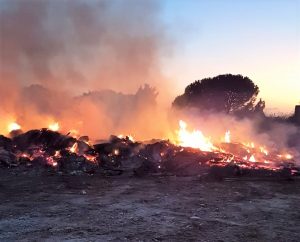 Partanna incendio