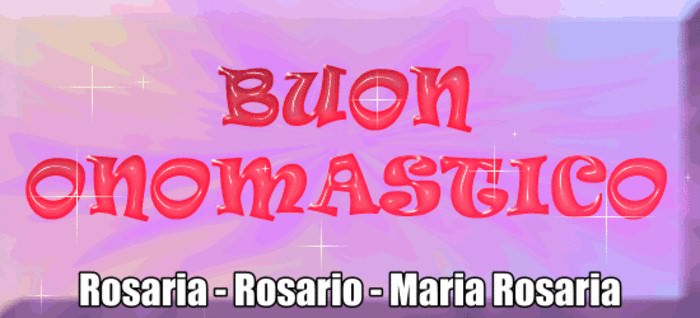 auguri rosaria
