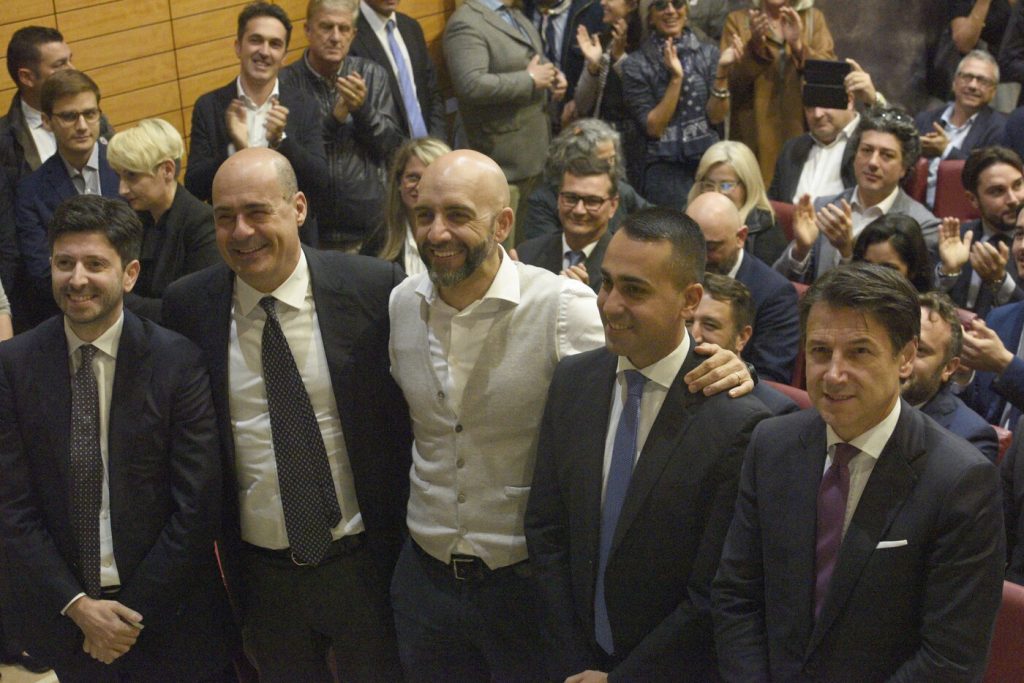 Di Maio-Zingaretti-Speranza-Conte