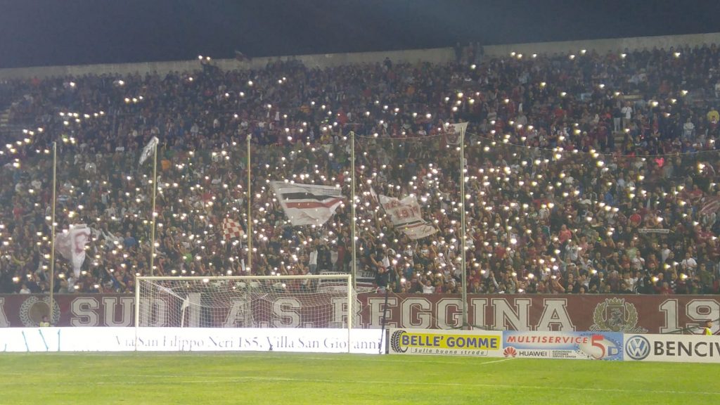 reggina curva coreografia