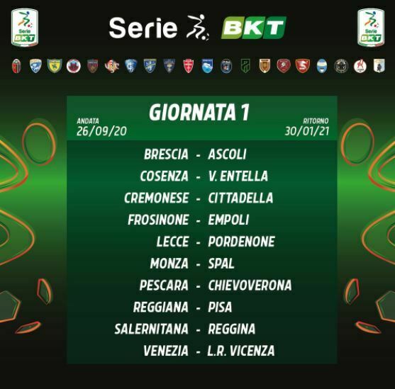 calendario Serie B