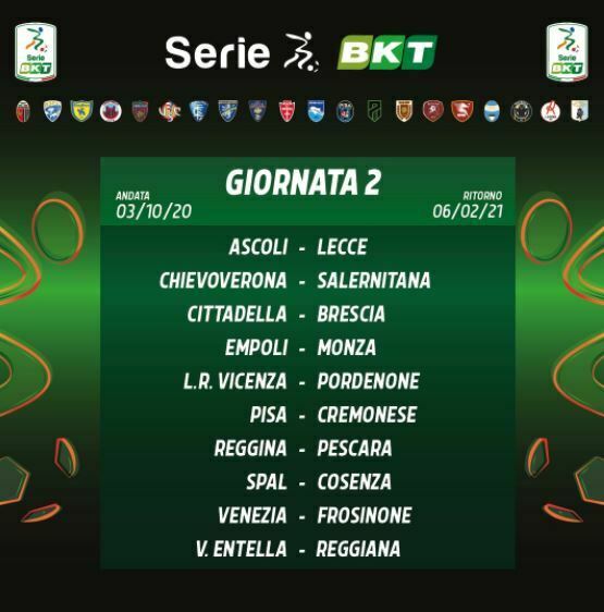 calendario Serie B