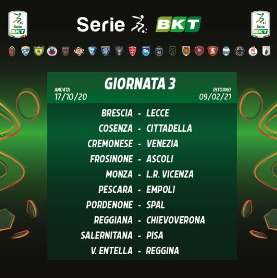 calendario Serie B