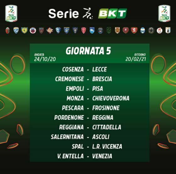 calendario Serie B
