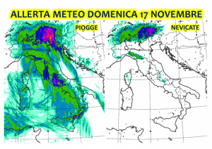Allerta meteo 17 novembre