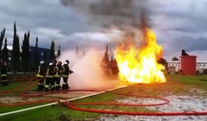 INCENDIO RAFFINERIA MILAZZO ESERCITAZIONE