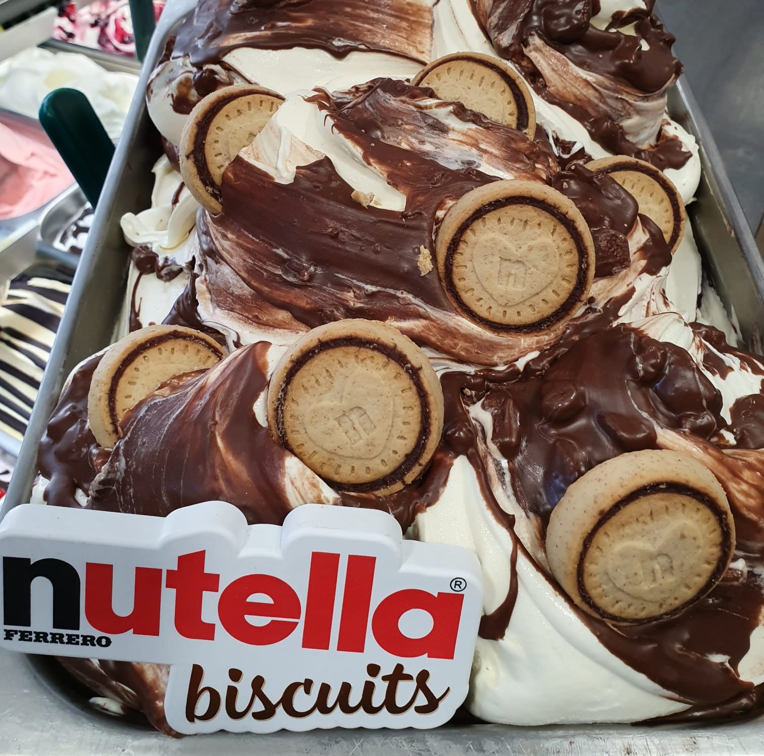 gelato nutella biscuits