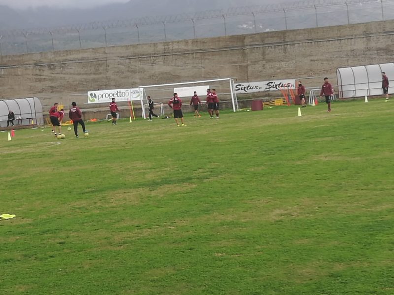 allenamento Reggina sant’agata