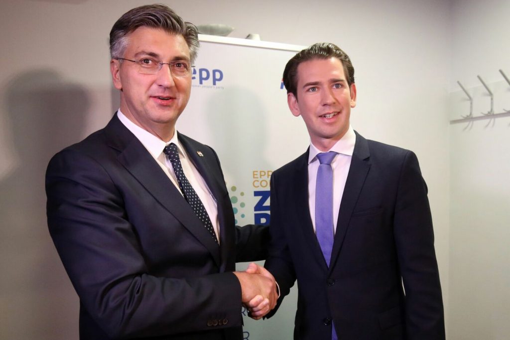 seconda giornata del vertice del Partito popolare europeo a Zagabria