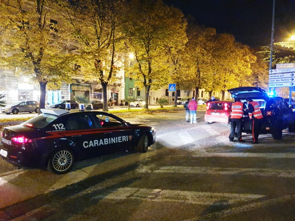 carabinieri messina notte