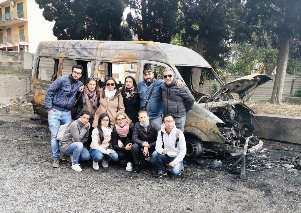 discover messina pulmino bruciato