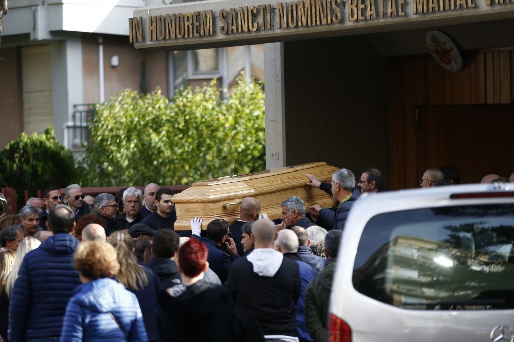 Funerali Luca Sacchi