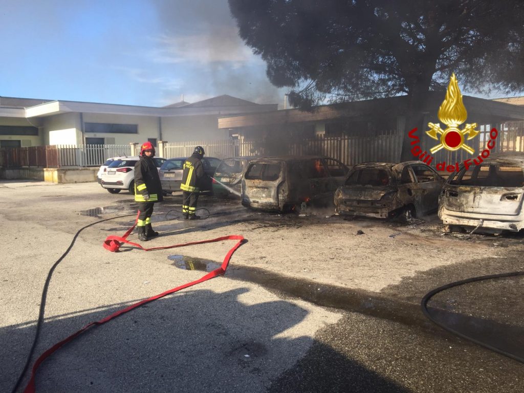 incendio auto milazzo