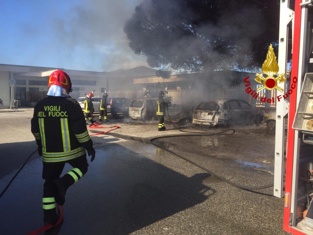 incendio auto milazzo