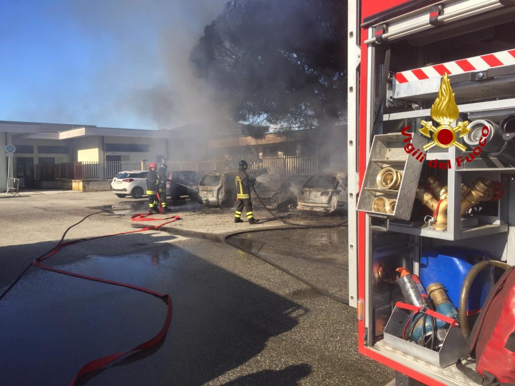 incendio auto milazzo