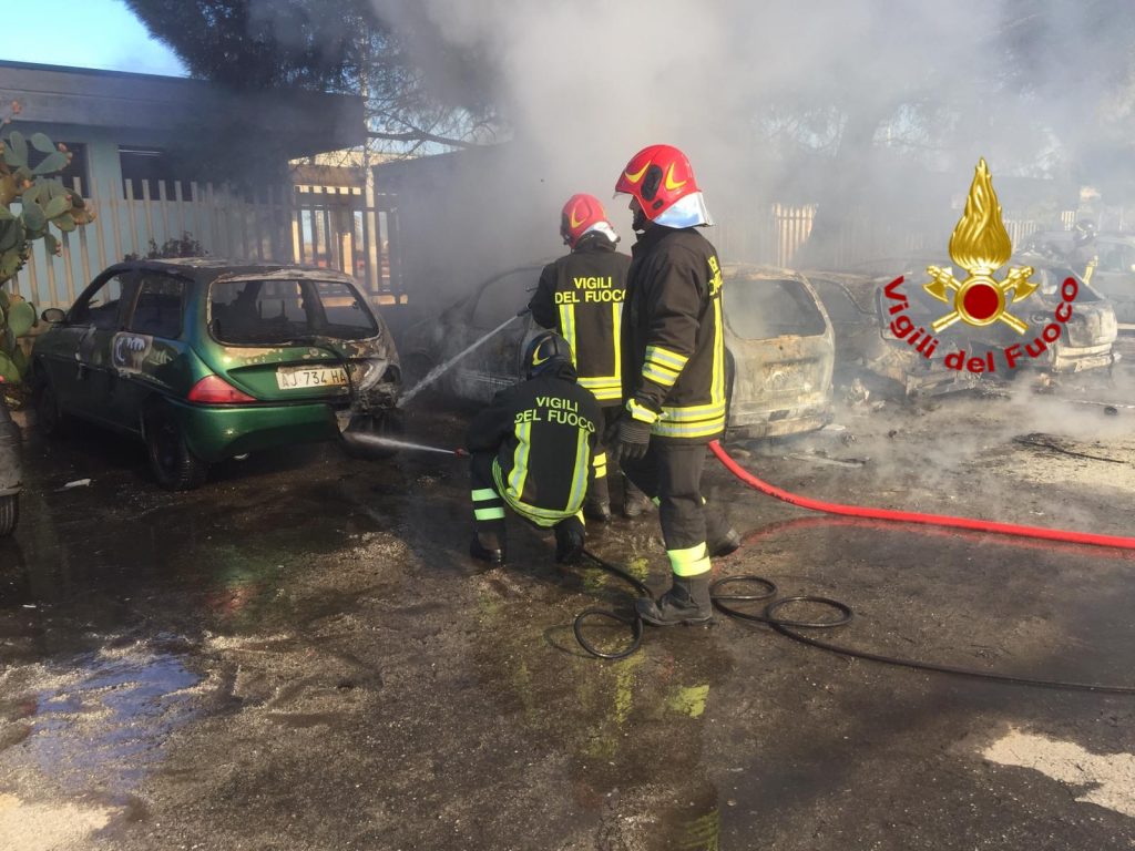 incendio auto milazzo