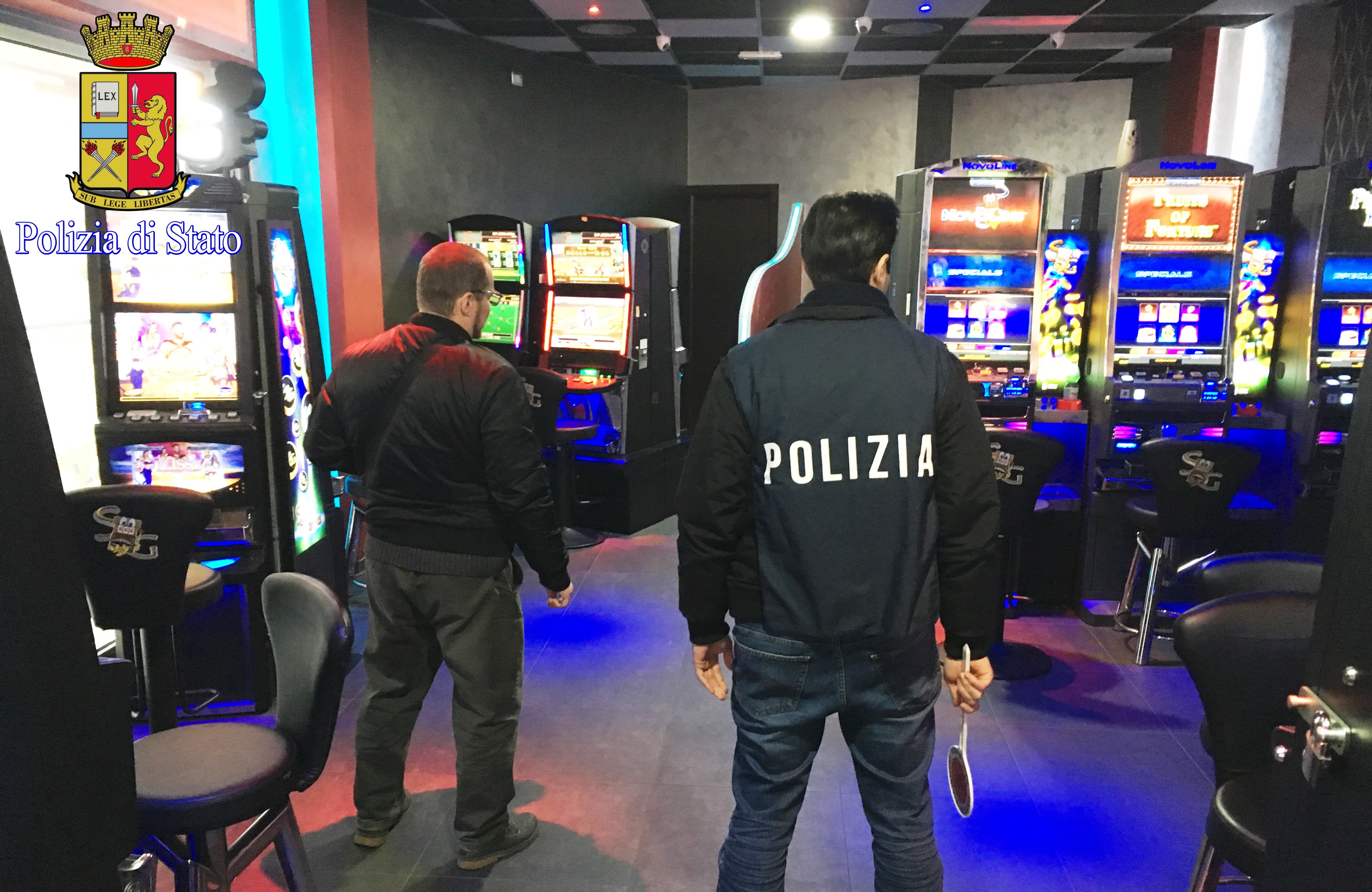 polizia slot machine