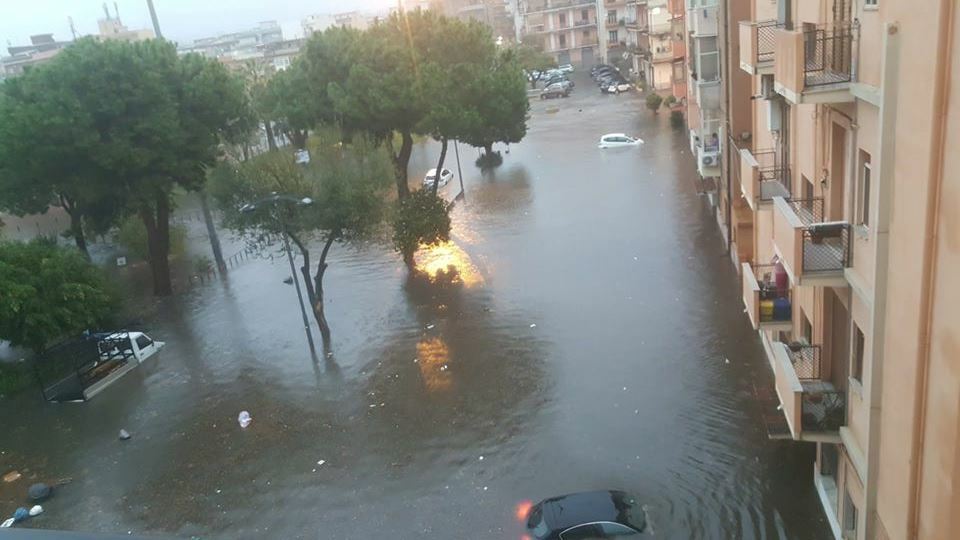 reggio calabria allagata
