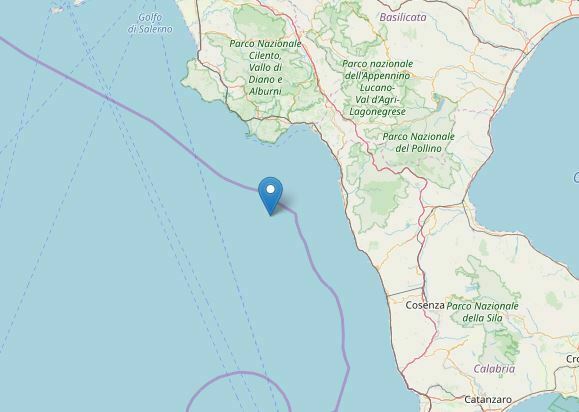 terremoto tirreno