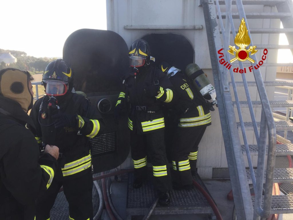 vigili fuoco esercitazione messina