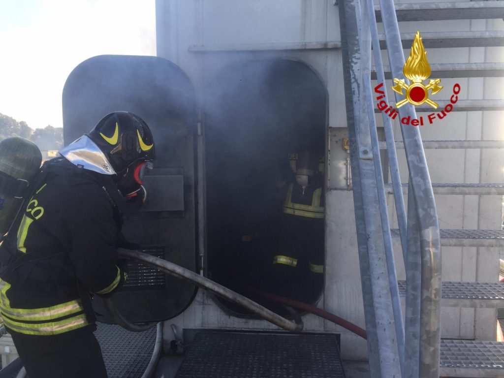 vigili fuoco esercitazione messina