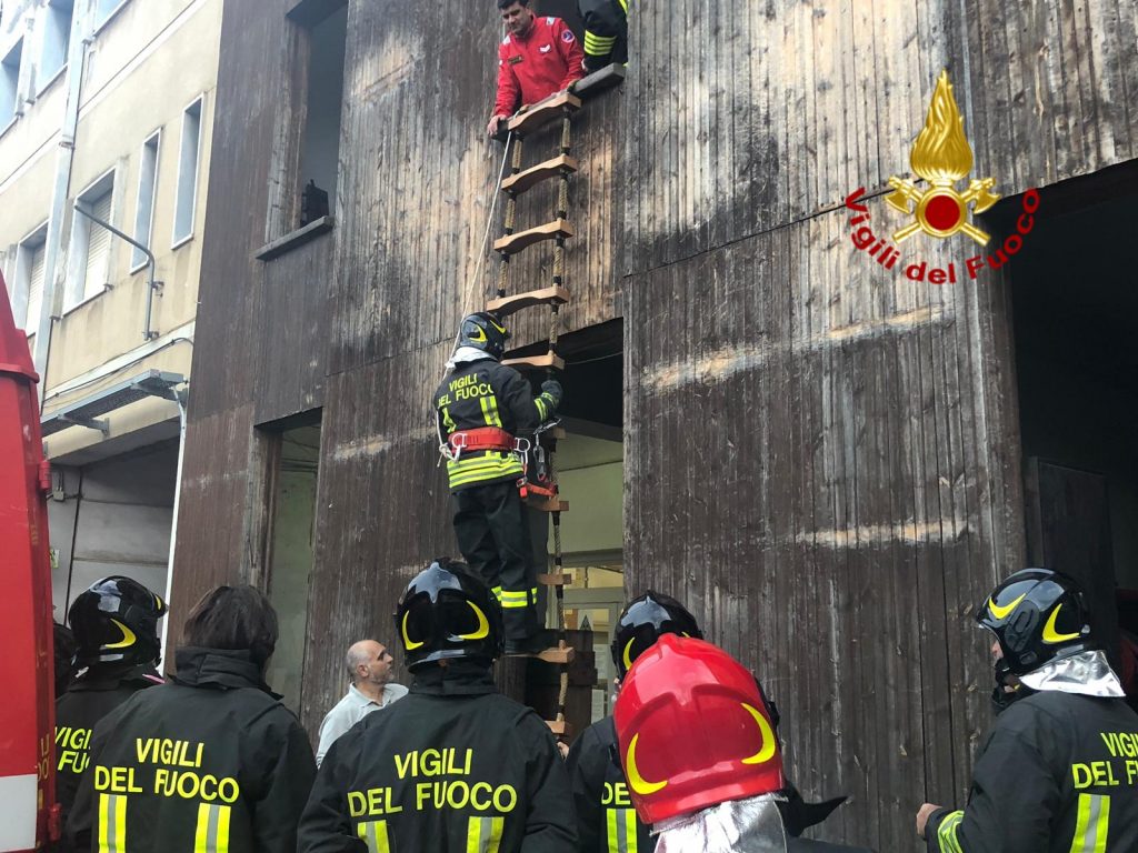 vigili fuoco esercitazione messina