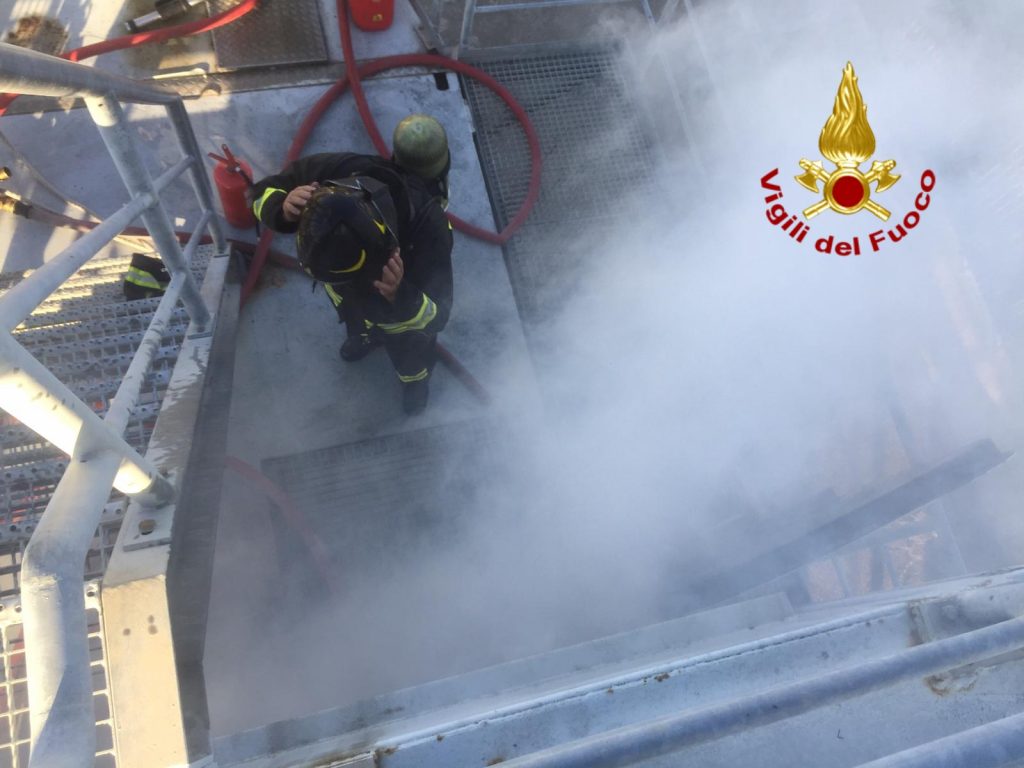 vigili fuoco esercitazione messina